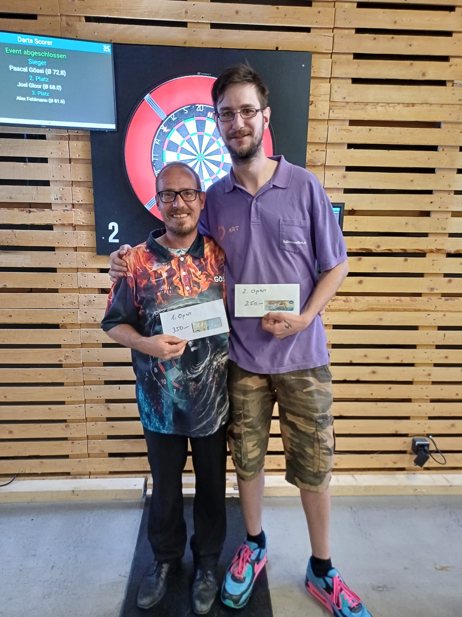 Nordwest Open 2026 - Finale Open: Pascal Gössi (Sieger) und Joel Gloor